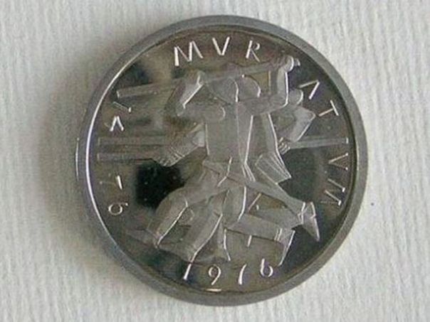 1976年瑞士5法郎硬币 -（0283-3)